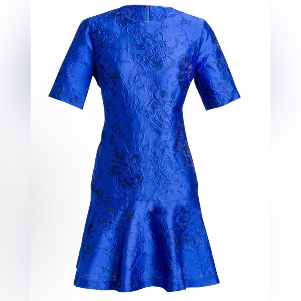 Alice + Olivia Esther Ruffle Hem Tunic Dress